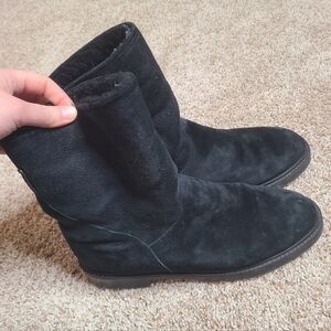 Blondo Black Suede Waterproof Boots